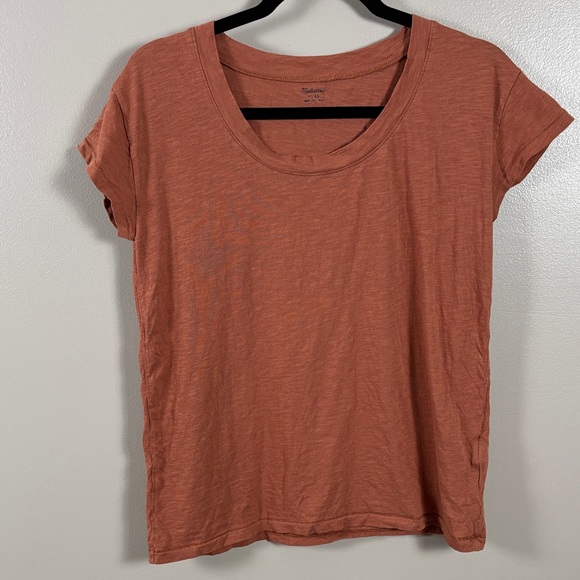 Madewell Rust Short Sleeve Tee - Picture 5 of 6